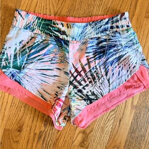 Fabletics Tropical Print Women's Athletic Running Shorts